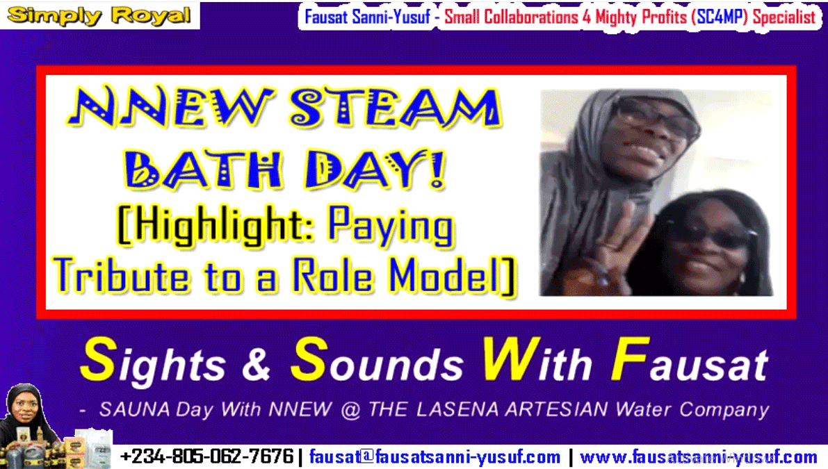 VIDEO | NNEW STEAM BATH DAY! [Highlight: Paying Tribute to a Role Model/Super Mentor] @LASENA ARTESIAN NATURAL STEAM BATH & HEALTH RESORT