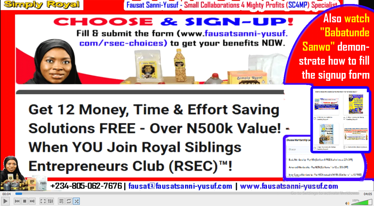 Get 12 Money, Time & Effort Saving Solutions FREE: Over N500k Value! Watch DEMO by “Babatunde Sanwo”