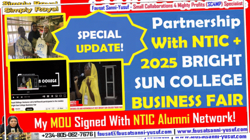 My MOU Signed With NTIC Alumni Network: Journey To Formal Partnership + RSV Limited Exhibition At Maiden 2025 BRIGHT SUN COLLEGE BUSINESS FAIR